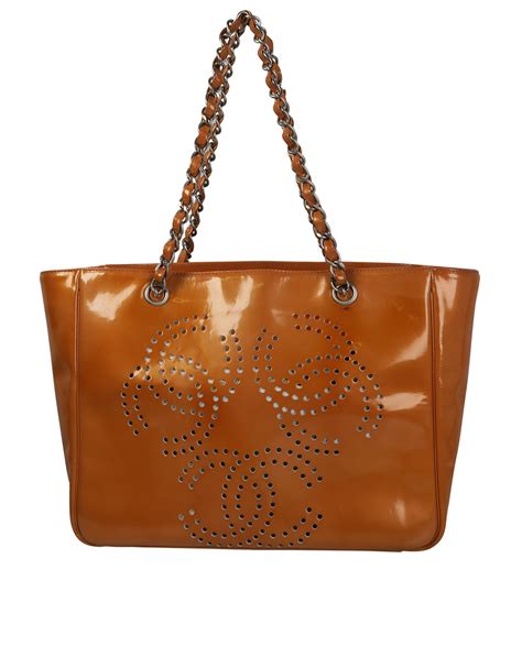chanel perforated tote bag